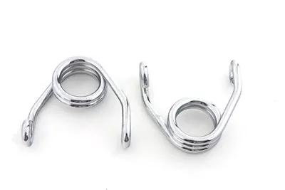 V-Twin Chrome 3-1/2 Inch Hair Seat Spring Set with Mounting Hardware by V-Twin