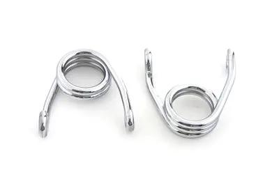 V-Twin Chrome 3 Inch Hair Seat Spring Set - Durable Motorcycle Suspension Enhancement by V-Twin