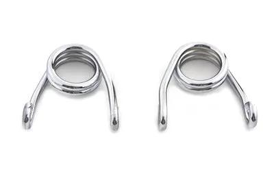 V-Twin Chrome 3 Inch Hair Seat Spring Set - Durable Motorcycle Suspension Enhancement by V-Twin