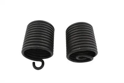 V-Twin Black Auxiliary Seat Spring Set for Harley Davidson EL and WL (Pair) by V-Twin