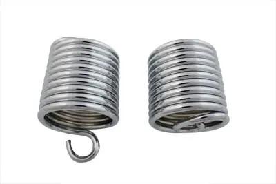 V-Twin Auxiliary Seat Chrome Spring Set for Harley Davidson FL 1958-1964 by V-Twin