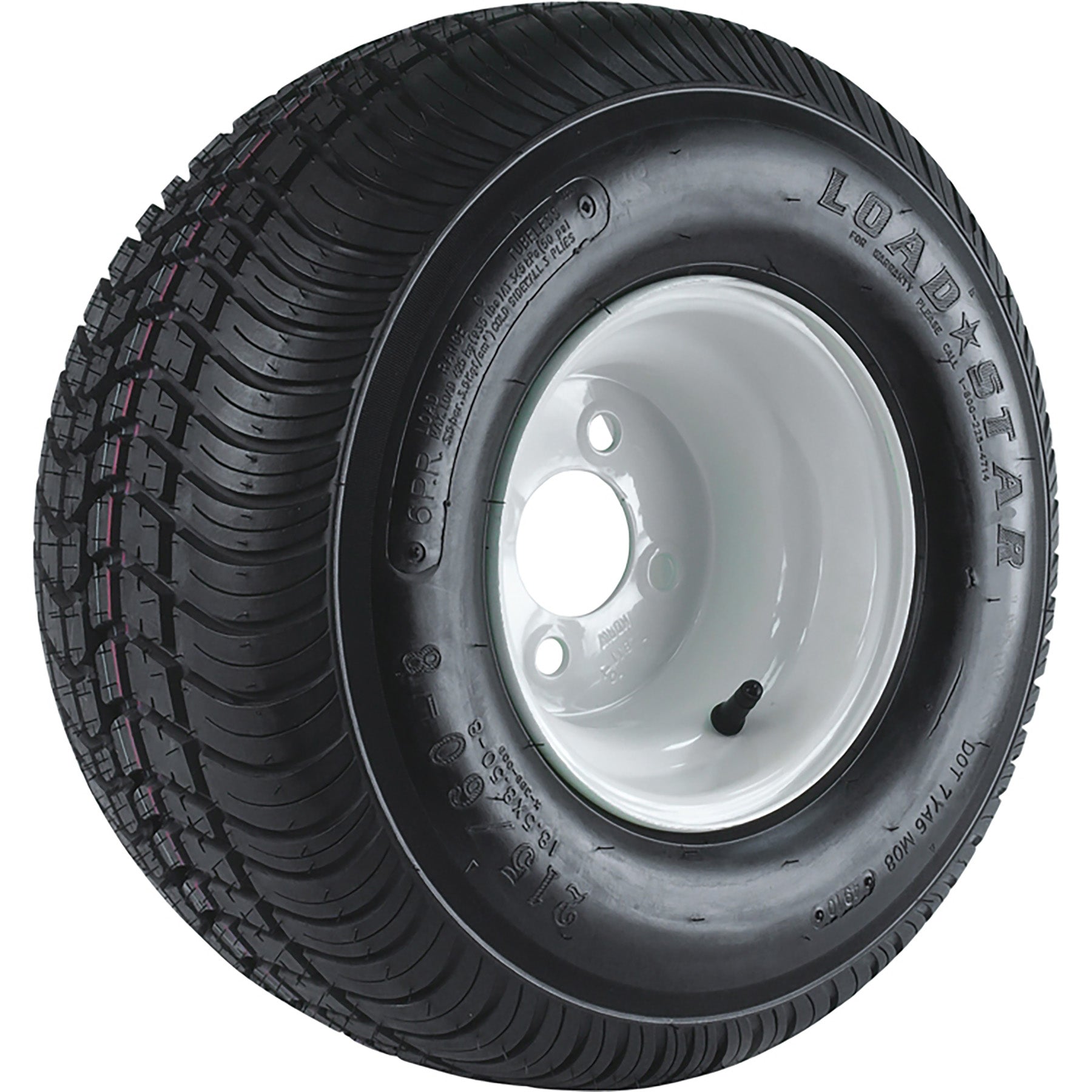 ATW 3H300 215/60-8 Tire & Wheel Combo with 4-Hole Galvanized Finish