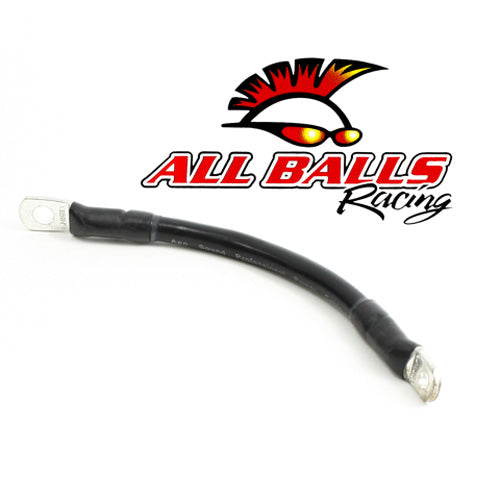 ALL BALLS RACING 78-107-1 7-Inch Black Battery Cable for Reliable Power Connection