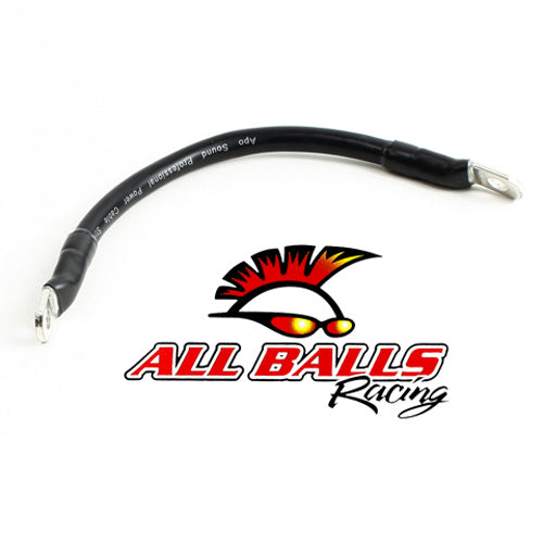 All Balls Racing 78-109-1 9-inch Black Battery Cable for Reliable Power Connections