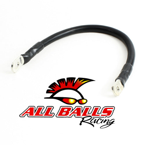 All Balls Racing 78-111-1 11-inch Black Battery Cable for Reliable Power Connection