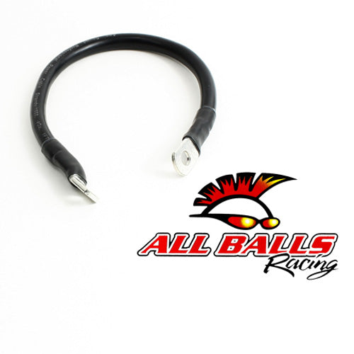 All Balls Racing 13" Black Battery Cable - High-Quality Automotive Wiring