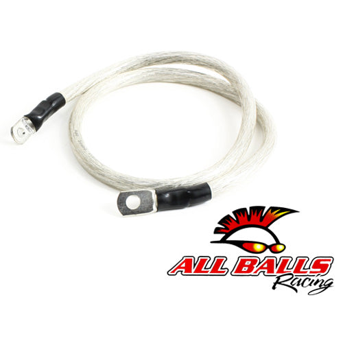 All Balls Racing 78-130 30-inch Clear Battery Cable for Reliable Power Connections