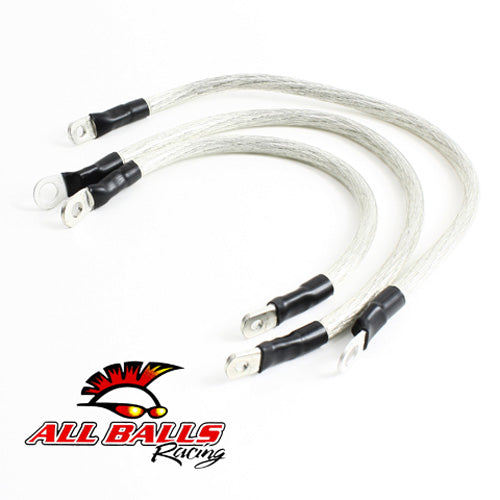 All Balls Racing 79-3003 Clear Motorcycle Handlebar Grips, 12 and 16 Inches