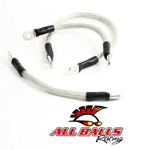 All Balls Racing Clear Motorcycle Handlebar Grips, 8-inch and 15-inch Lengths