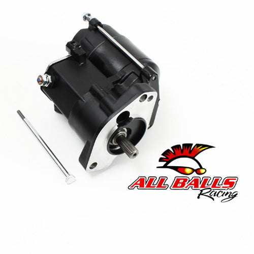 All Balls Racing Big Twin Starter 80-1001 - 1.4kW Black, 10-32 Shaft
