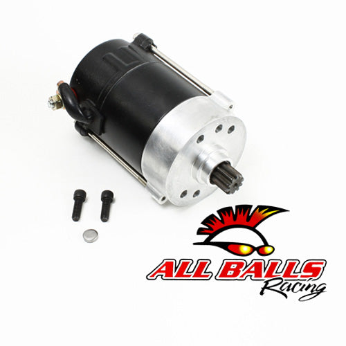 All Balls Racing Big Twin Starter Motor 80-1007 - 1.4kW Black Replacement for Harley Davidson
