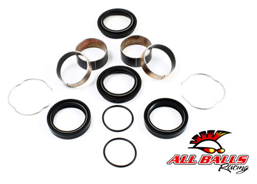 All Balls Racing Fork Bushing and Seal Kit for Motorcycle Suspension - Part No. 38-6079-FS