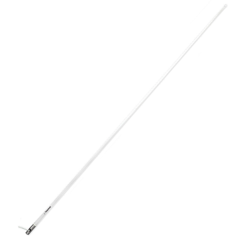 Shakespeare 5101 8' Classic VHF Marine Antenna with 15' RG-58 Cable - White, Reduced Length Version