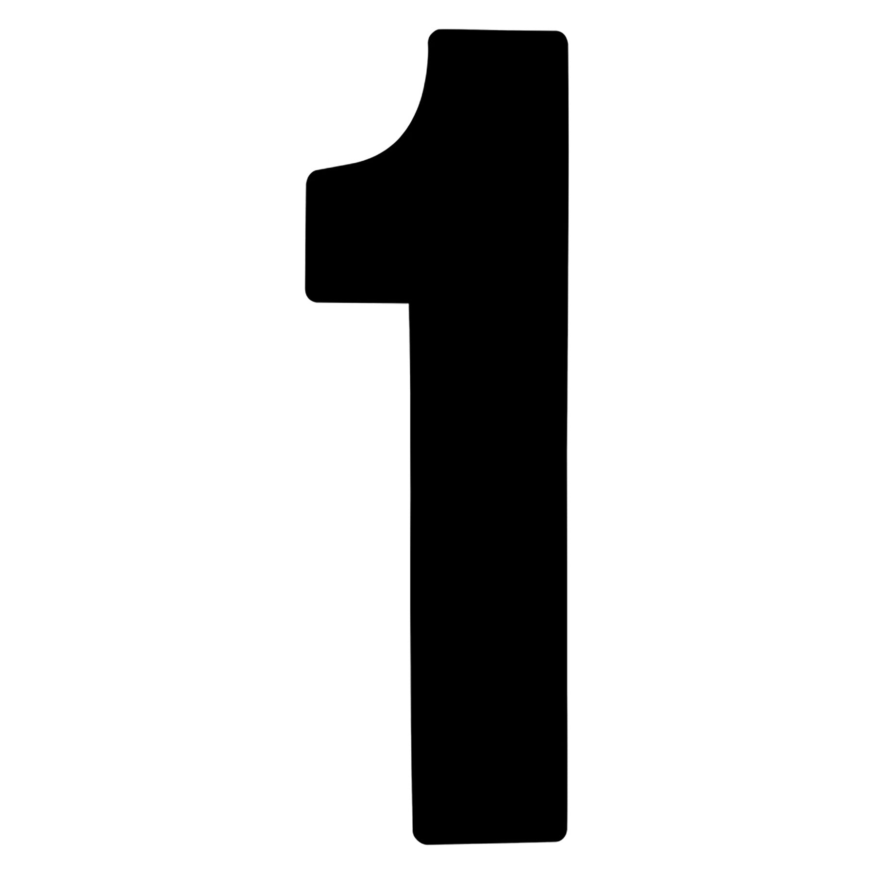 Factory Effex FX 2015 Numbers Standard 6-Inch Black Set – Versatile Motorcycle Number Graphics