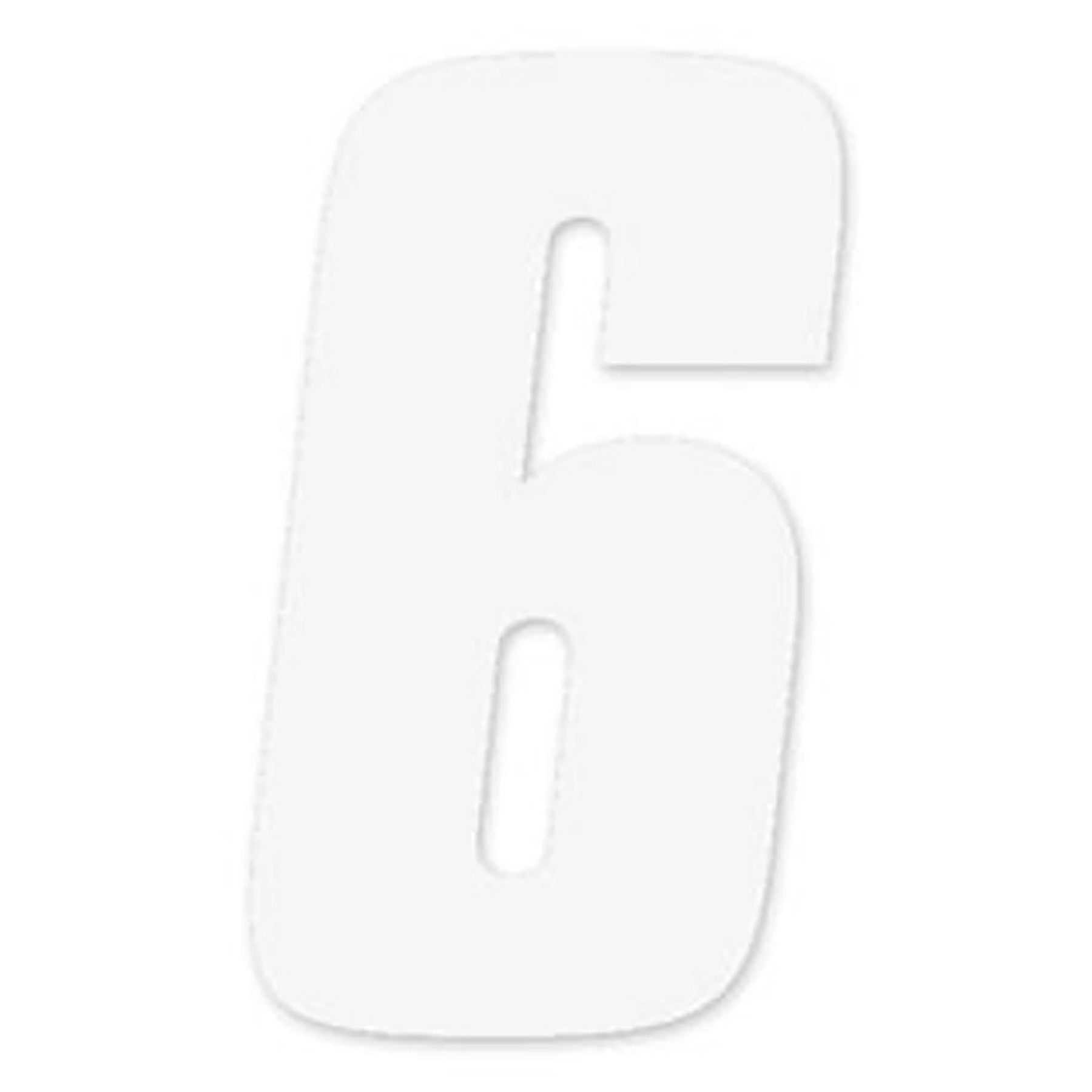 Factory Effex FX 2015 Numbers Standard 8" White Set – Motorcycle Decals