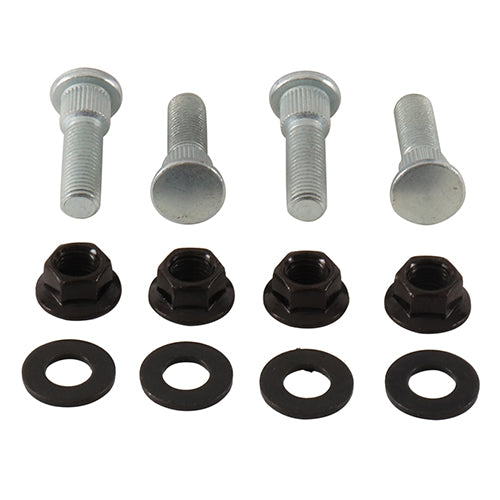 All Balls Racing Wheel Stud and Nut Kit (Part #85-1004) for Enhanced Wheel Security