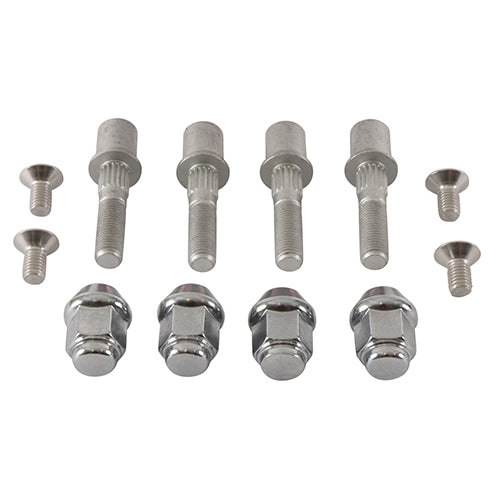 All Balls Racing Wheel Stud and Nut Kit (Part #85-1077) for Motorcycle and ATV Wheels