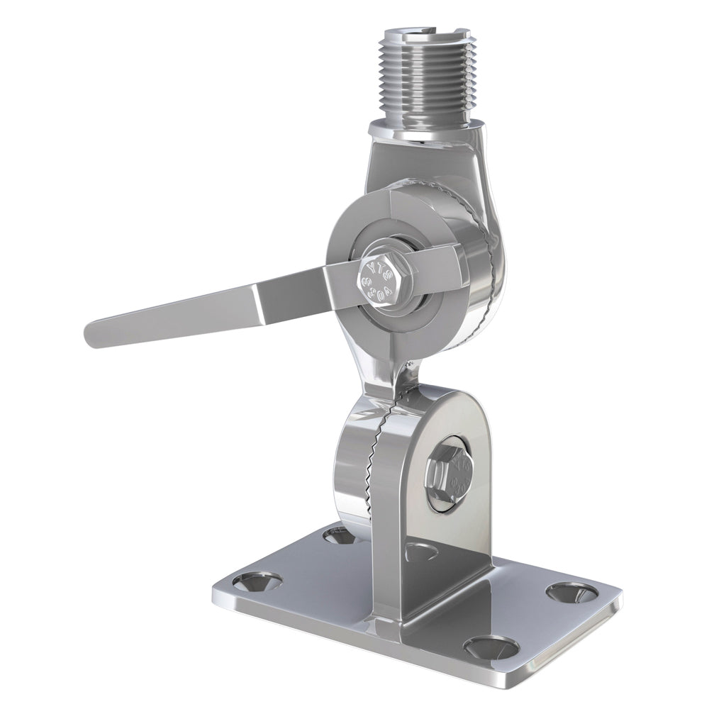 Shakespeare 4187HD Stainless Steel Heavy Duty Ratchet Mount for Marine and Heavy-Duty Applications