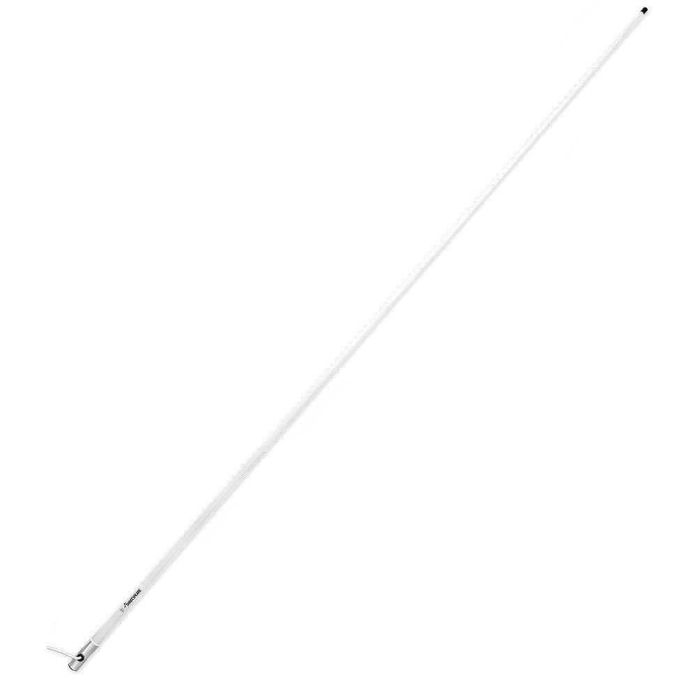 Shakespeare 5120 Centennial Style 8' AM/FM Marine Antenna with Reduced Length Design