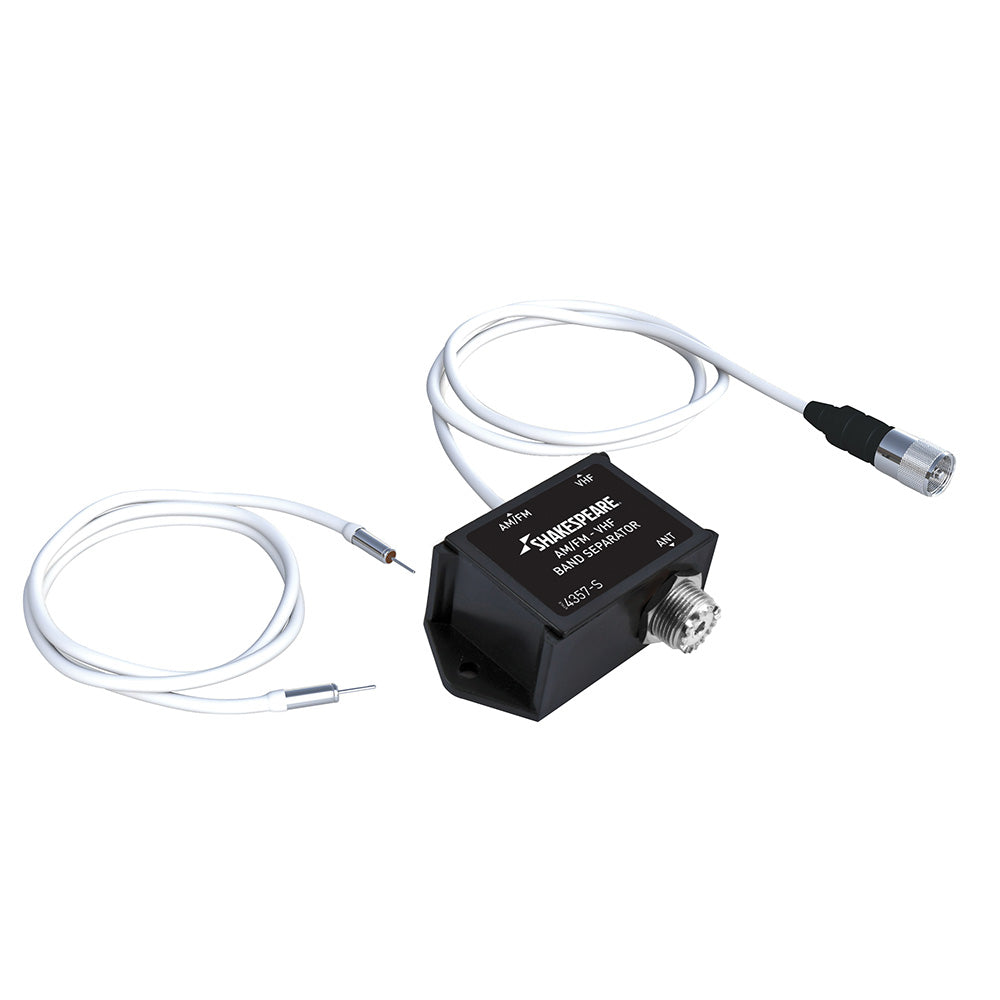 Shakespeare 4357-S Base-Loaded AM/FM/VHF Marine Band Separator