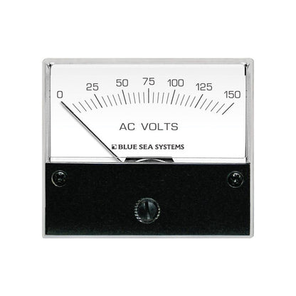 Blue Sea Systems 9353 AC Analog Voltmeter 0-150V AC for Accurate Voltage Monitoring