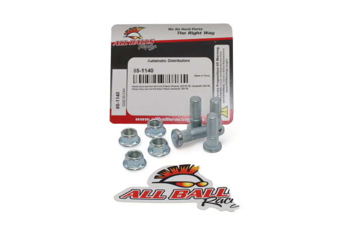 All Balls Racing Front Wheel Stud and Nut Kit (Part No. 85-1140)