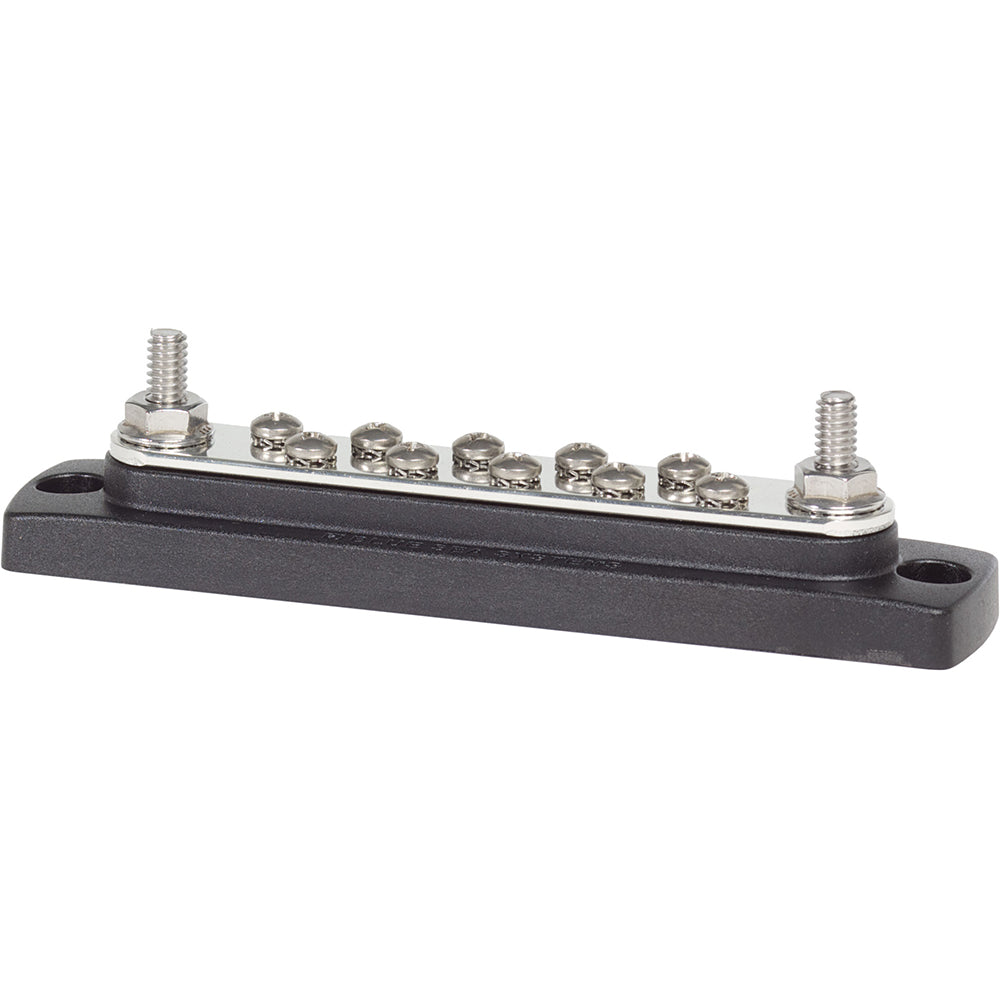 Blue Sea Systems 2301 150AMP Common BusBar with 10 x #8-32 Screw Terminals