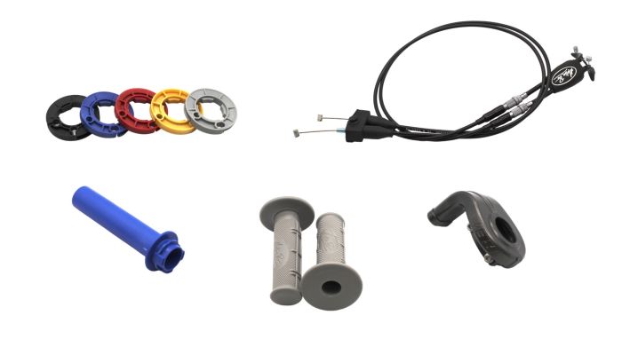 Motion Pro Revolver VR Throttle Kit with Cable and Grips — Part Number 01-2617