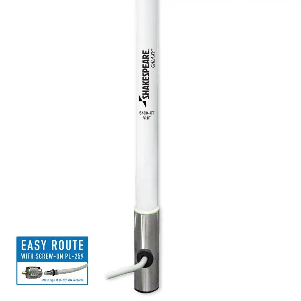 Shakespeare 5400-XT Galaxy 4' VHF Antenna with 3dB Gain for Marine and General Communications by Shakespeare