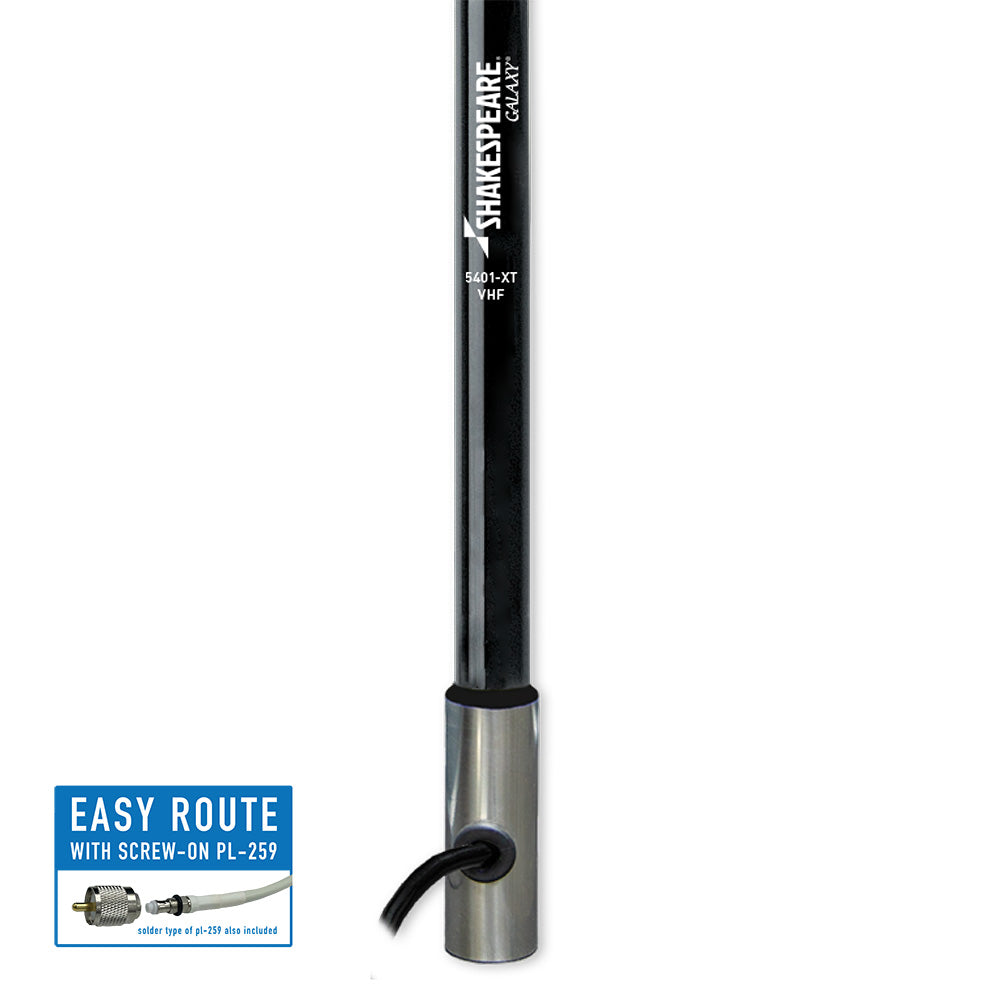 Shakespeare 5401-XT Galaxy 4' Marine VHF Antenna with 3dB Gain