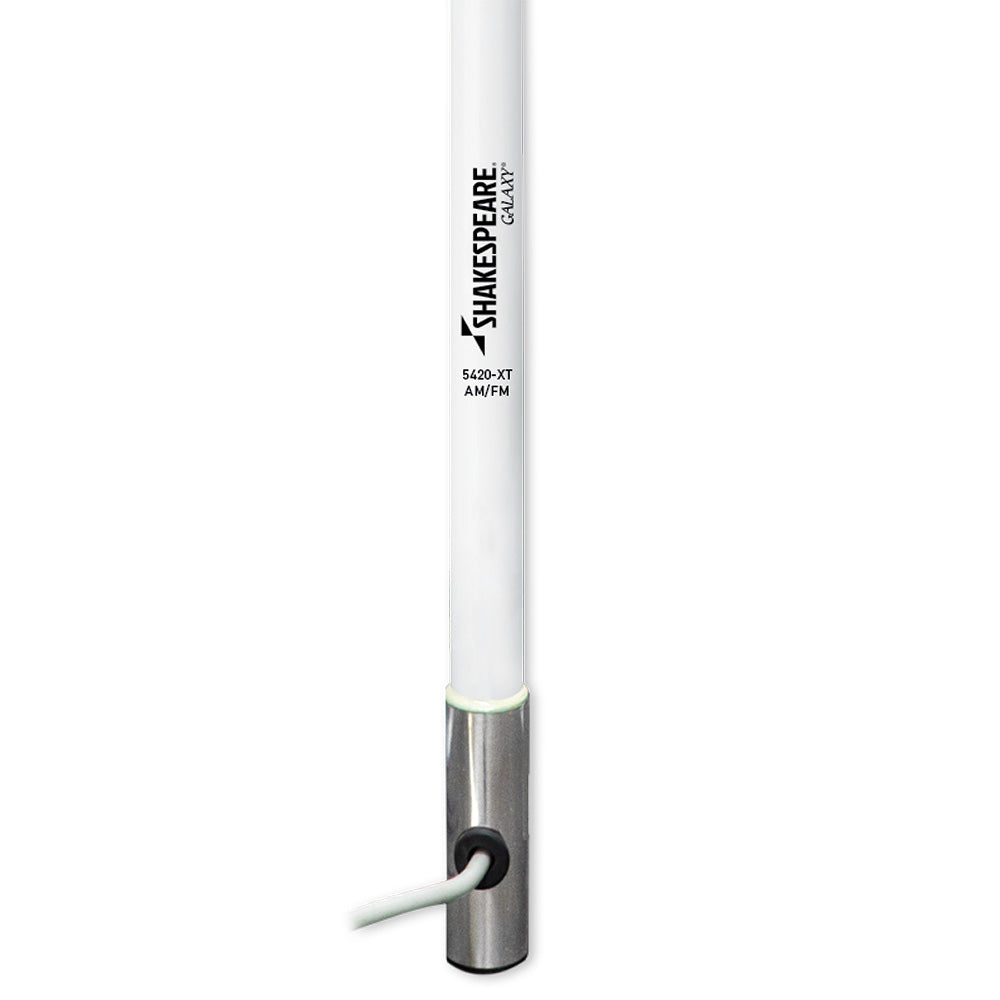 Shakespeare Galaxy 5420-XT 4' AM/FM Antenna for Elevated Mounting