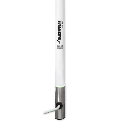 Shakespeare Galaxy 5420-XT 4' AM/FM Antenna for Elevated Mounting