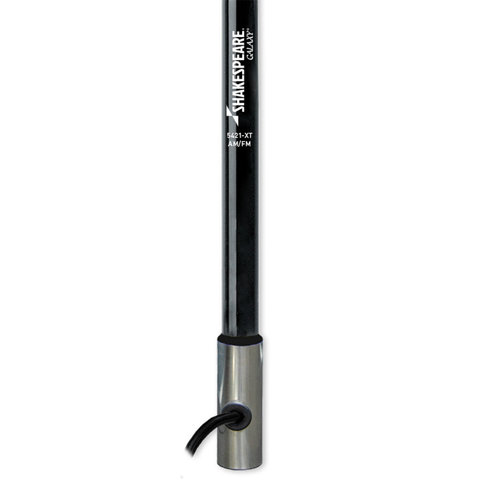 Shakespeare 5421-XT Little Giant 4' Black AM/FM Antenna with Galaxy Finish