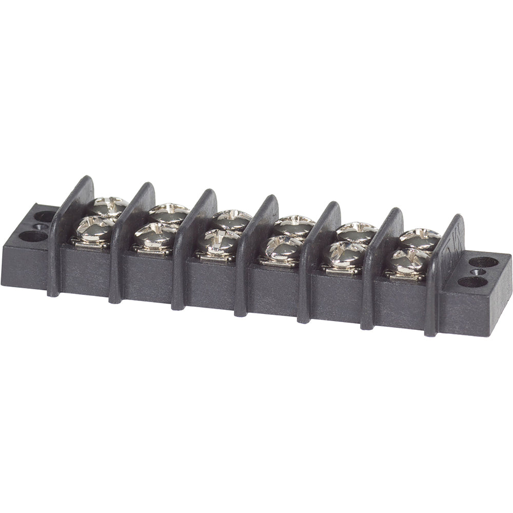 Blue Sea Systems 2406 Terminal Block, 20 Amp, 6 Circuits for Electrical Panels