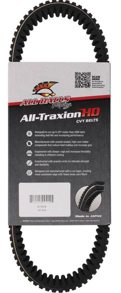 All Balls Racing All-Traxion HD CVT Belt - Part Number 25-9024