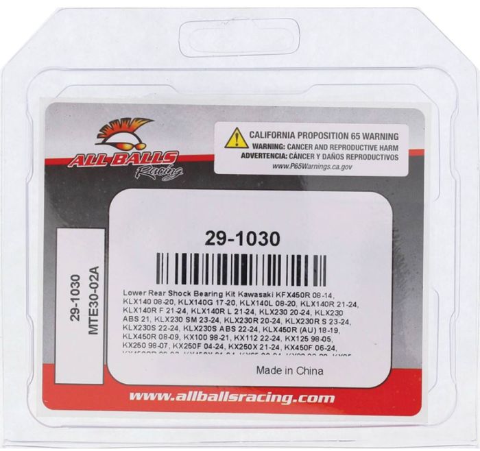 All Balls Racing Shock Bearing Kit 29-1030 for Enhanced Suspension Performance