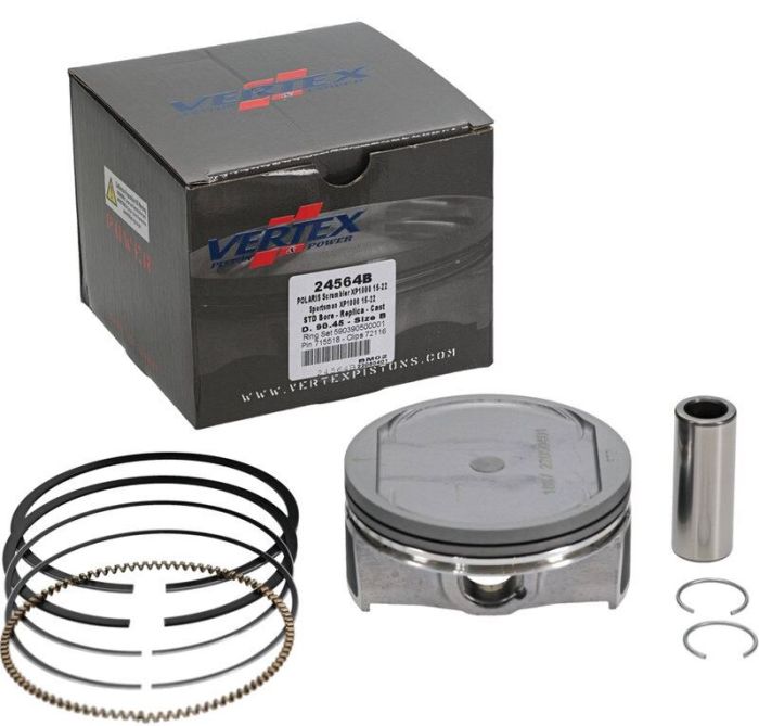 VERTEX Cast Replica Piston Kit 24564B for Automotive Repairs