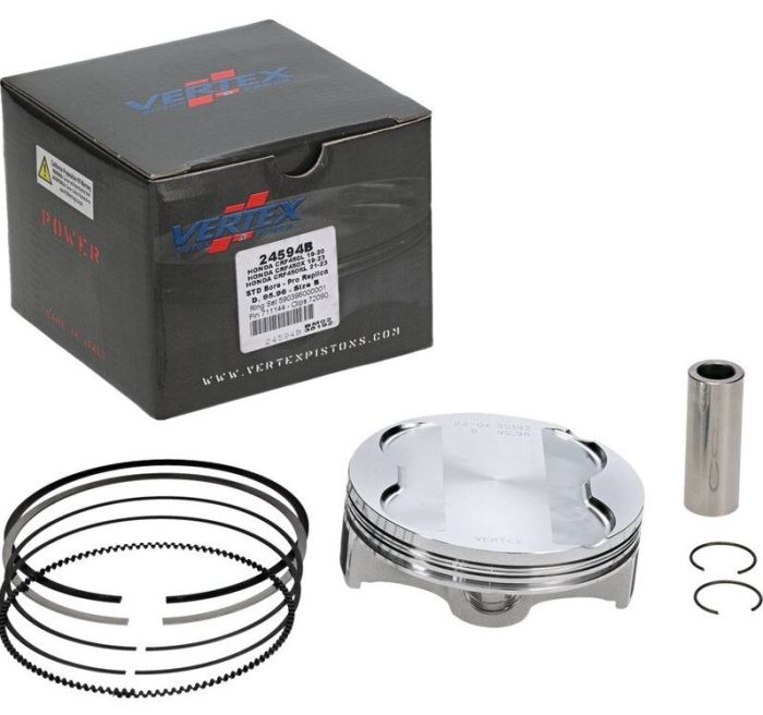 Vertex Forged Replica Piston Kit Part #24594B for Engine Performance