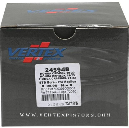 Vertex Forged Replica Piston Kit Part #24594B for Engine Performance