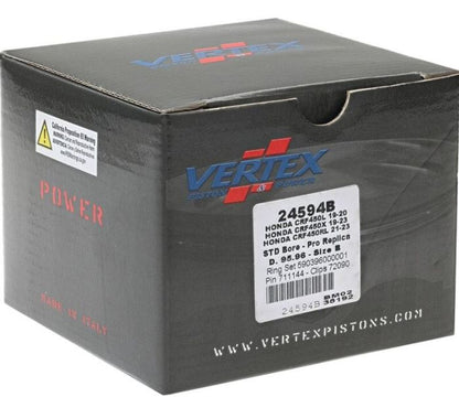 Vertex Forged Replica Piston Kit Part #24594B for Engine Performance