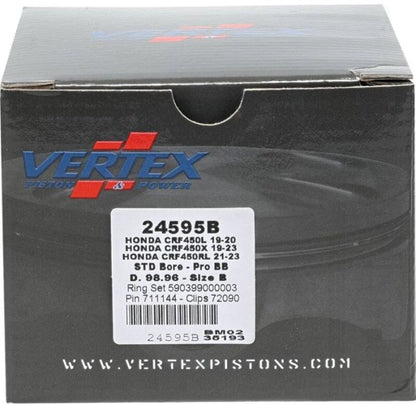 Vertex Forged Big Bore Piston Kit - Part Number 24595B