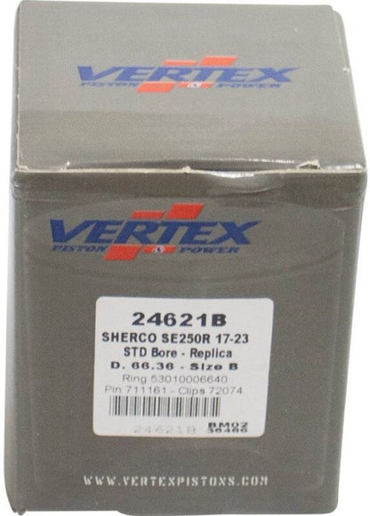 Vertex 24621B Cast Replica Piston Kit for Precision Engine Performance