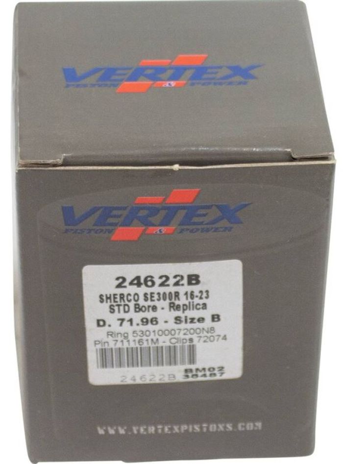 Vertex 24622B Cast Replica Piston Kit for Small Engines