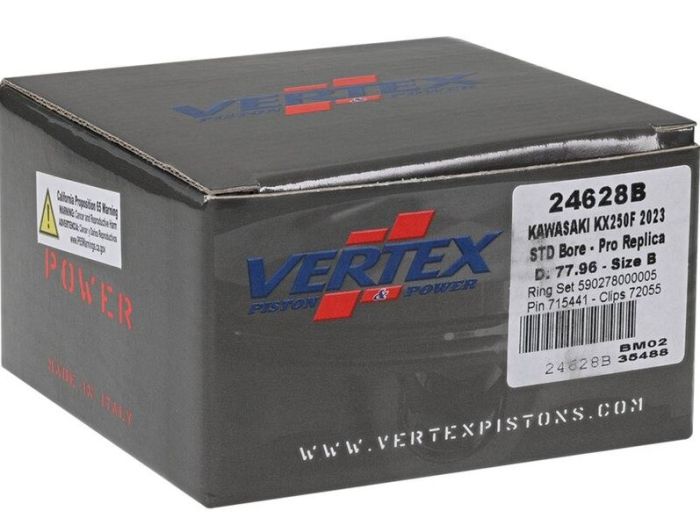 Vertex Forged Replica Piston Kit (Part Number 24628B)