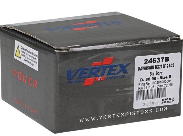 Vertex Forged Big Bore Piston Kit - Part Number 24637B