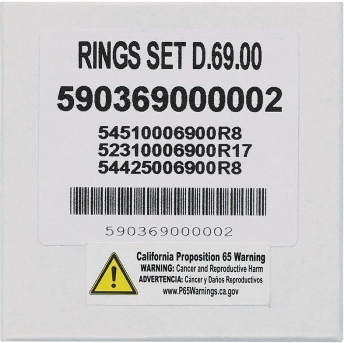 Vertex Piston Ring Part 590369000002 - High-Performance Engine Component