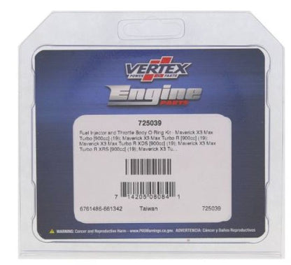 Vertex Fuel Injector and Throttle Body O-Ring Kit – Part 725039