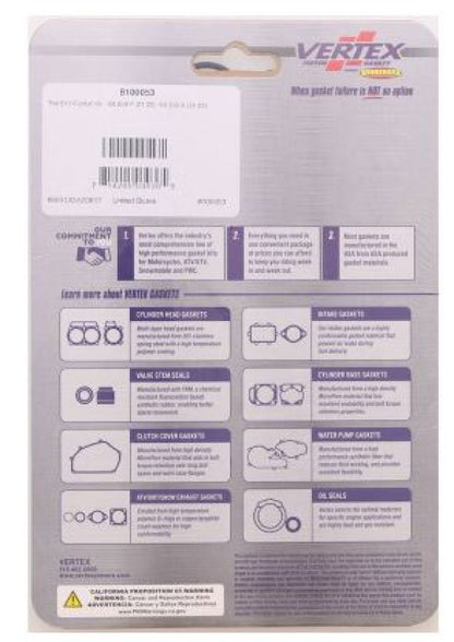 Vertex Top End Gasket Kit (Part Number 8100053)