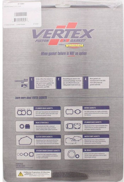 Vertex Complete Gasket Kit with Seals - Part Number 8110061