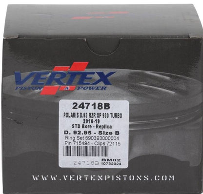 VERTEX Forged Replica Piston Kit 24718B for High-Performance Engines